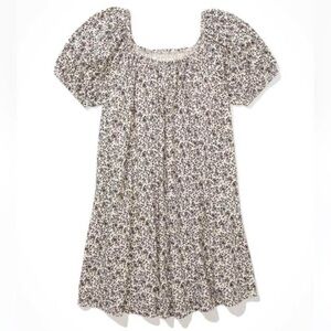 American Eagle floral off the shoulder dress